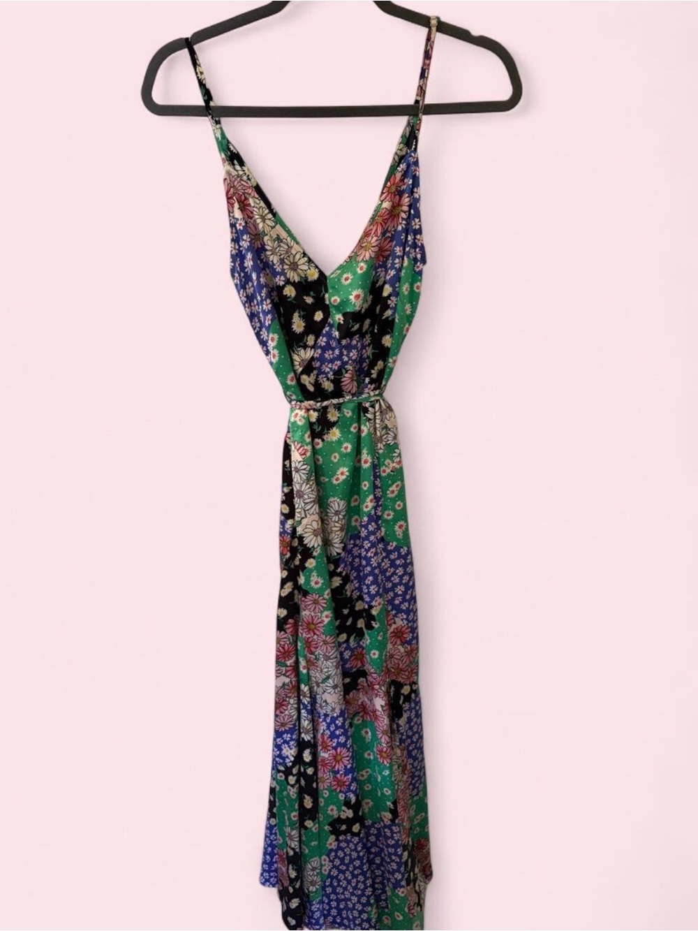 Lulu's Floral Patchwork Maxi Dress